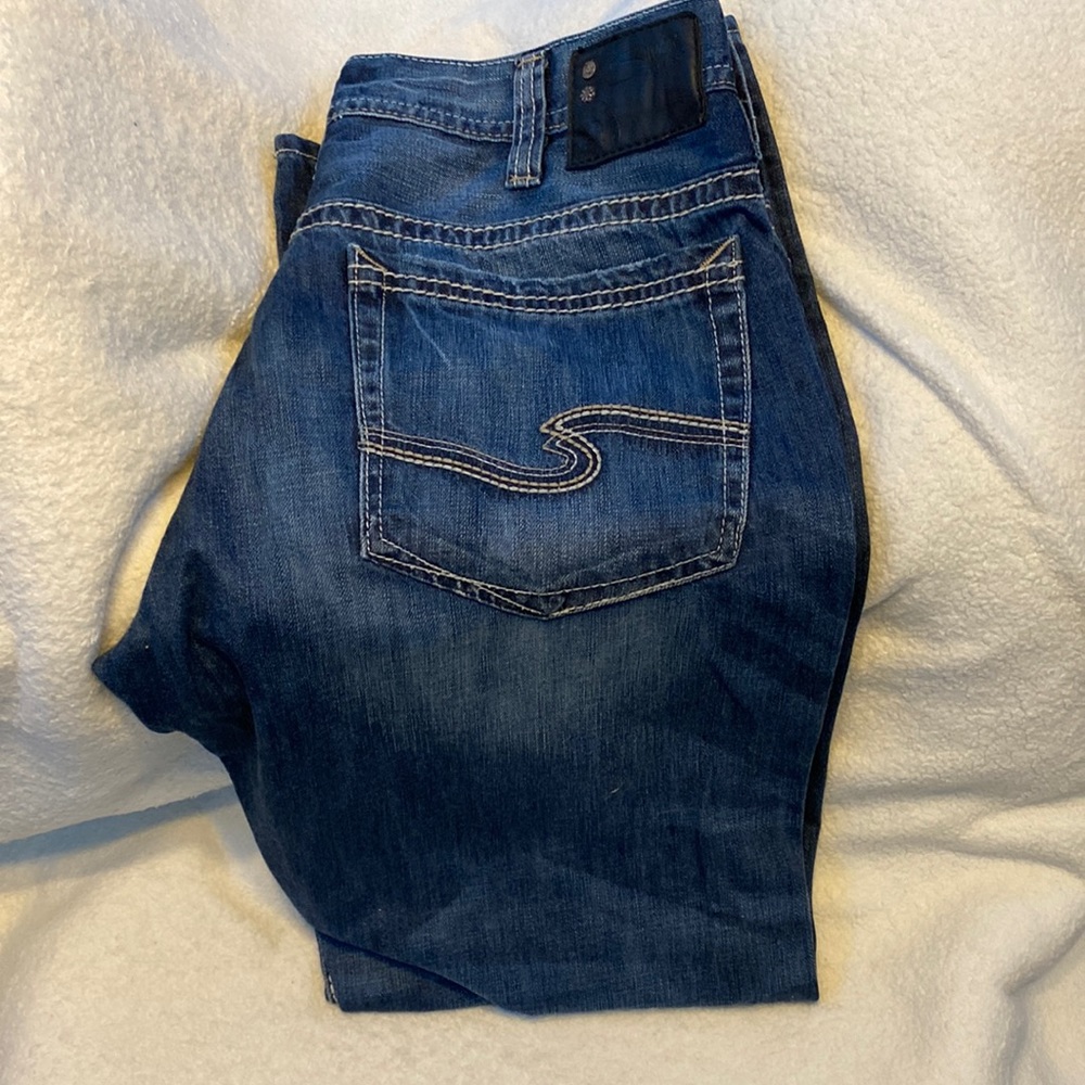 Silver jeans